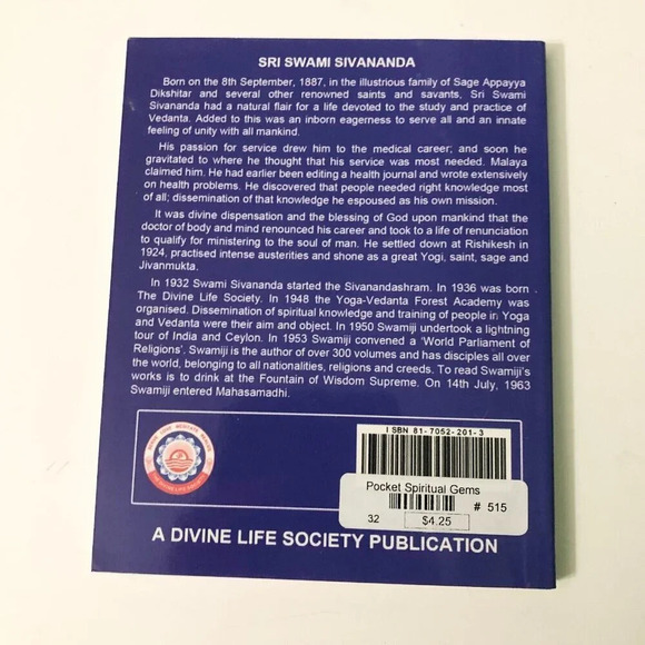2008 Pocket Spiritual  Gems by Swami Sivananda Pocket Book - Picture 12 of 14